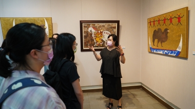 社會實踐經驗分享系列活動 _《花卉與駱駝的相遇》彭梅香創作展暨《作品導覽》專題講座