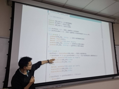 「智慧感測器應用於高效節能技術實作講座」課程活動