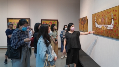 社會實踐經驗分享系列活動 _《花卉與駱駝的相遇》彭梅香創作展暨《作品導覽》專題講座